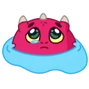 Water Dragon emoji 😔