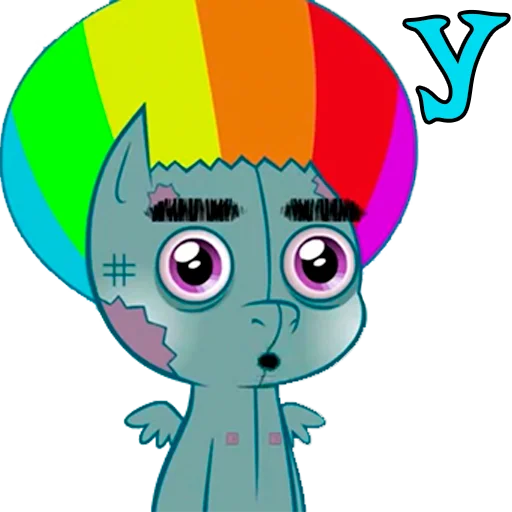 Telegram Sticker «My little pony» 😯