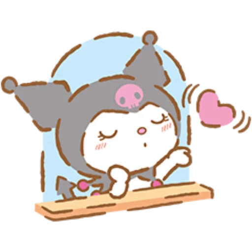 Telegram stickers We Love Kuromi