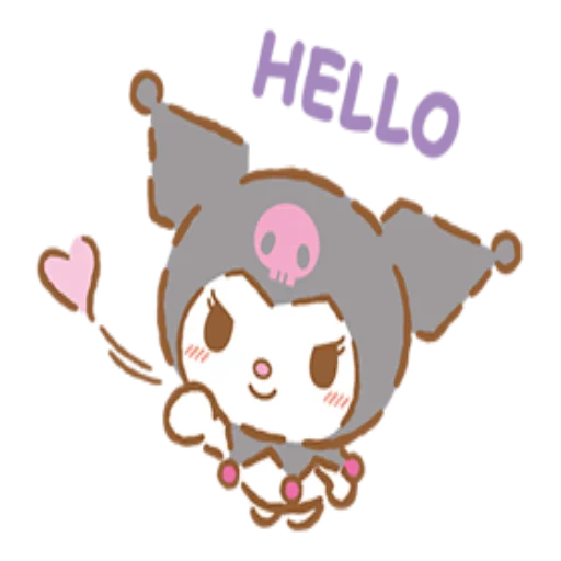 We Love Kuromi emoji 👋