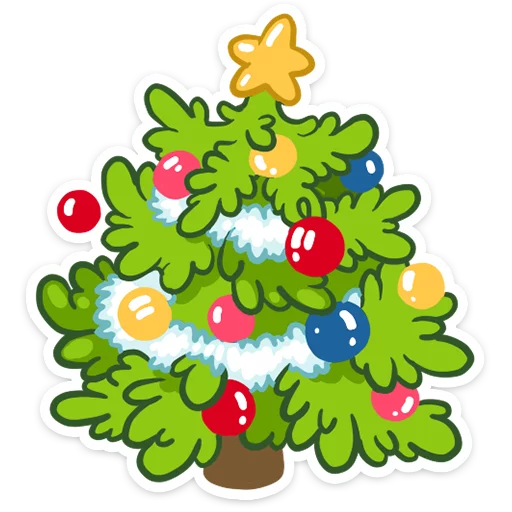 Telegram stiker «Well, happy New Year!» 🎄