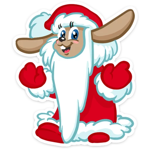 Telegram stiker «Well, happy New Year!» 🎅