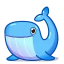 Ton Whales Animated sticker 👋