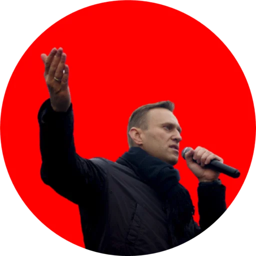 Telegram Sticker «Где Навальный?» 📣