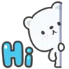 White Bear emoji 👋