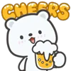 White Bear emoji 🍺