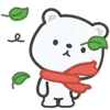 White Bear emoji 🍃