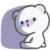 White Bear emoji 😢