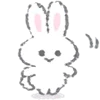 Telegram emoji White Bunny Emoji