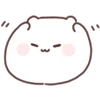Telegram emojisi «[White] Motchiri HAMU» 🐹