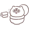 Telegram emojisi «[White] Motchiri HAMU » 🐹