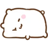 Telegram emoji «[White] Motchiri HAMU» 😴