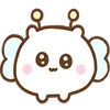 Telegram emoji «[White] Motchiri HAMU» 🦋