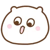 Telegram emoji «[White] Motchiri HAMU» 👀