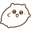 [White] Motchiri HAMU emoji 😆