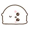 Telegram emojisi «[White] Motchiri HAMU» ☺️