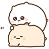 [White] Motchiri HAMU emoji ❤️