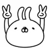 White Rabbit emoji 🤘