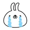 White Rabbit emoji 😭