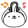 White Rabbit emoji 🎧