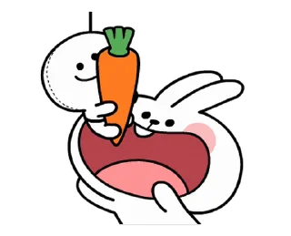 White Rabbit emoji 😋