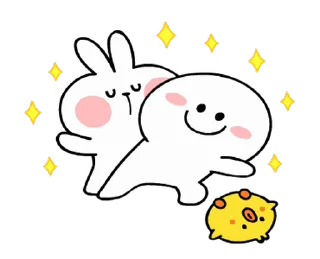 White Rabbit emoji 🥰