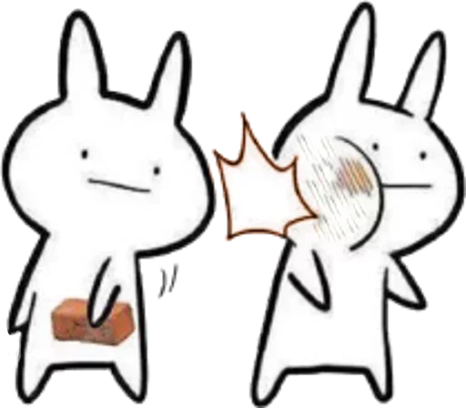 White Rabbit emoji 🥳
