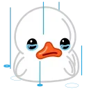 White Duck emoji 😭