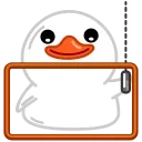 White Duck sticker 😃