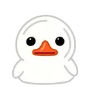 White Duck sticker 💪