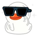 White Duck sticker 😎