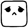 Telegram emoji «Квадраты» 😟