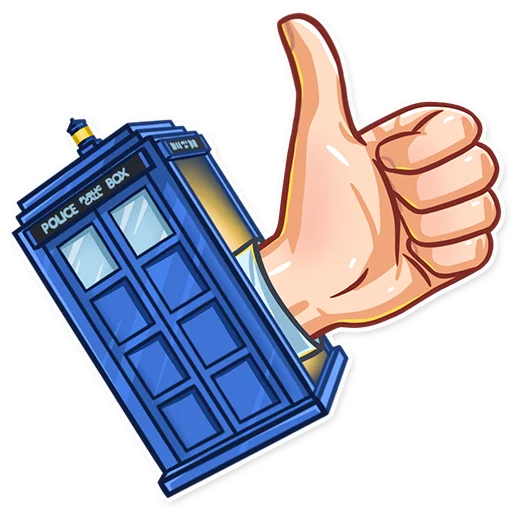 Telegram Sticker «Doctor Who» 👍
