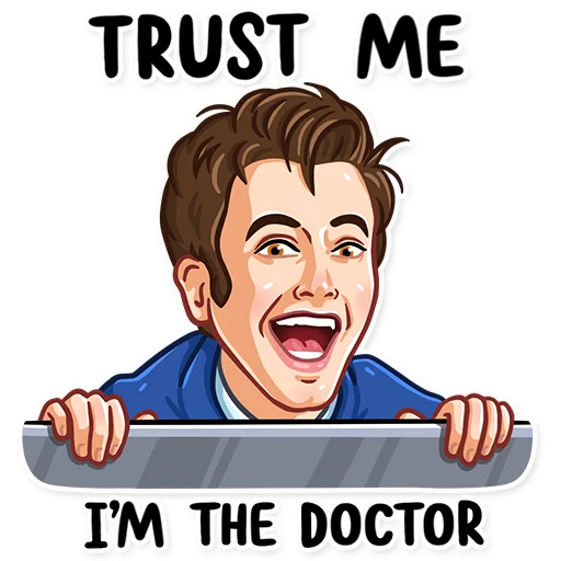 Стикер Telegram «Doctor Who» 😃