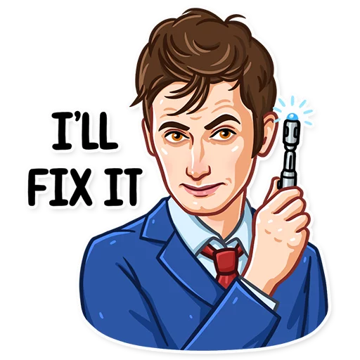 Doctor Who stiker 😏