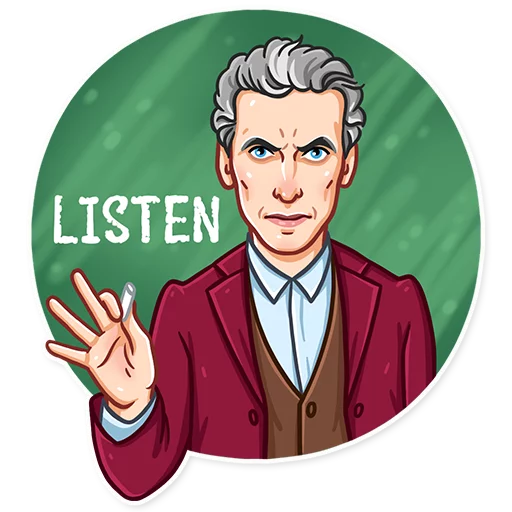 Telegram Sticker «Doctor Who» 😐