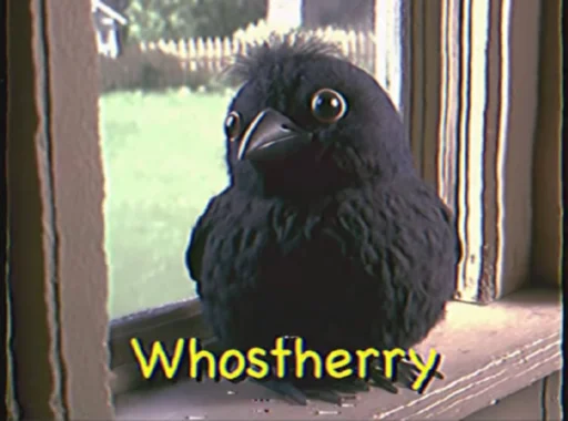 Telegram stiker «Whostherry» 😐