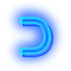 Емодзі телеграм Blue font