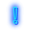 Telegram emojisi «Blue font» ❗