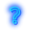 Telegram emojisi «Blue font» ❓