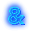 Blue font emoji 🔣