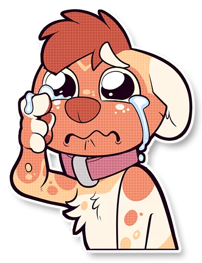 Cinnamon Wild Dog emoji 😭