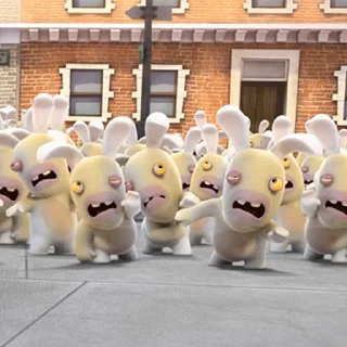 Wild Rabbits after washing emoji 🧟‍♂
