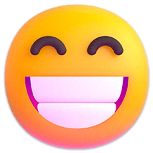 Windows 11 3D Emojis emoji 😁