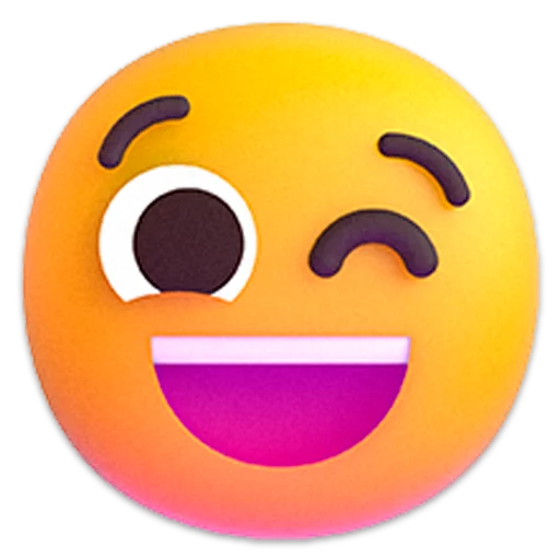 Windows 11 3D Emojis emoji 😉