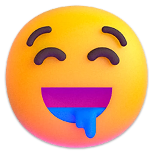 Windows 11 3D Emojis emoji 🤤