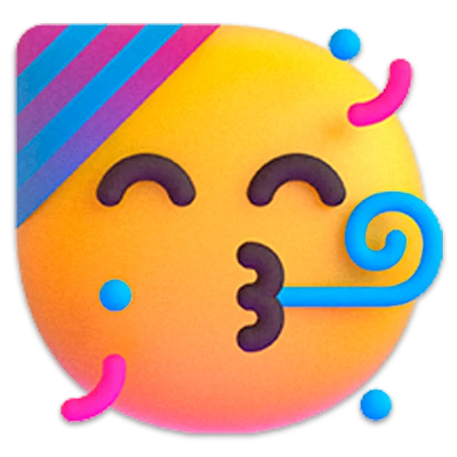 Стикер Telegram «Windows 11 3D Emojis» 🥳