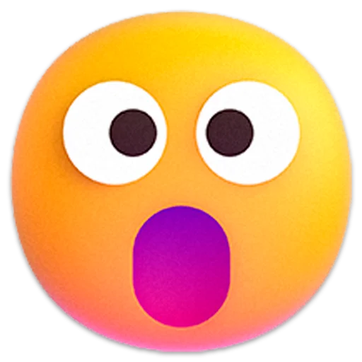 Telegram Sticker «Windows 11 3D Emojis» 😮