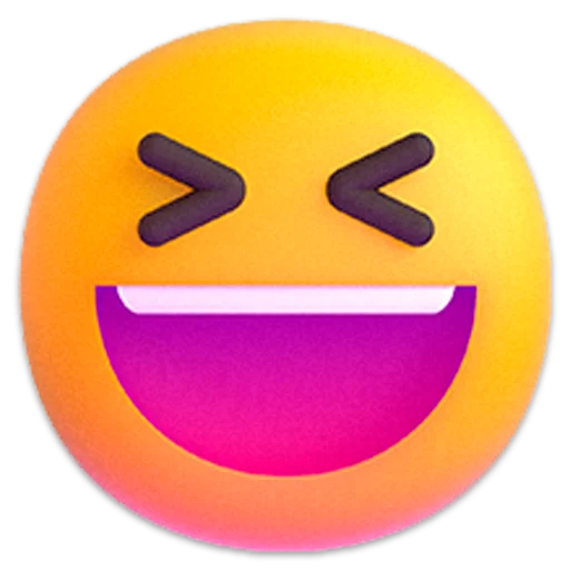 Windows 11 3D Emojis emoji 😆