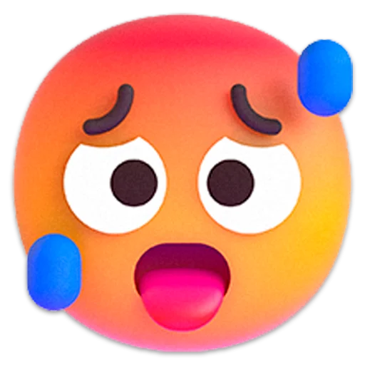 Windows 11 3D Emojis emoji 🥵
